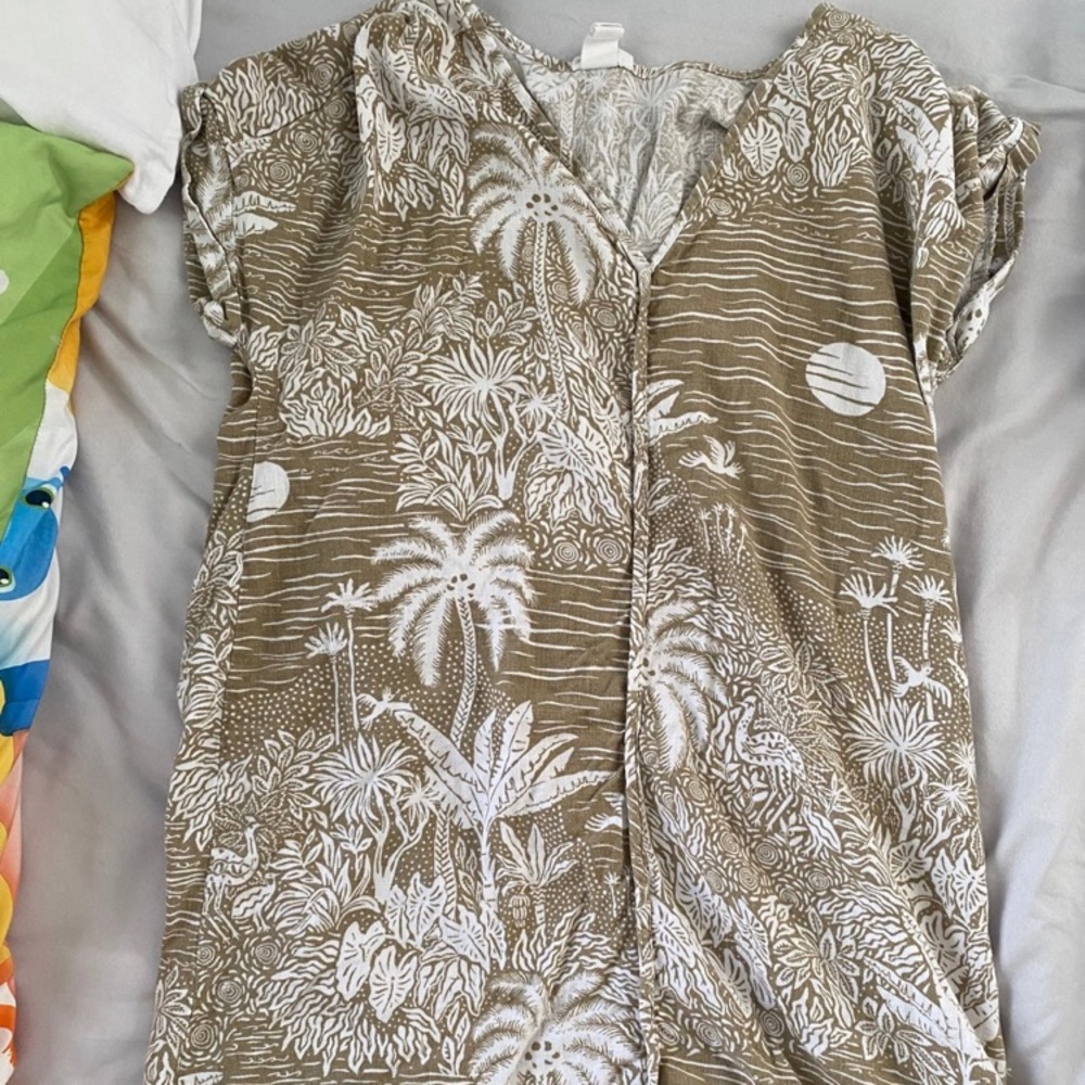 H&m stylish tropical coverup